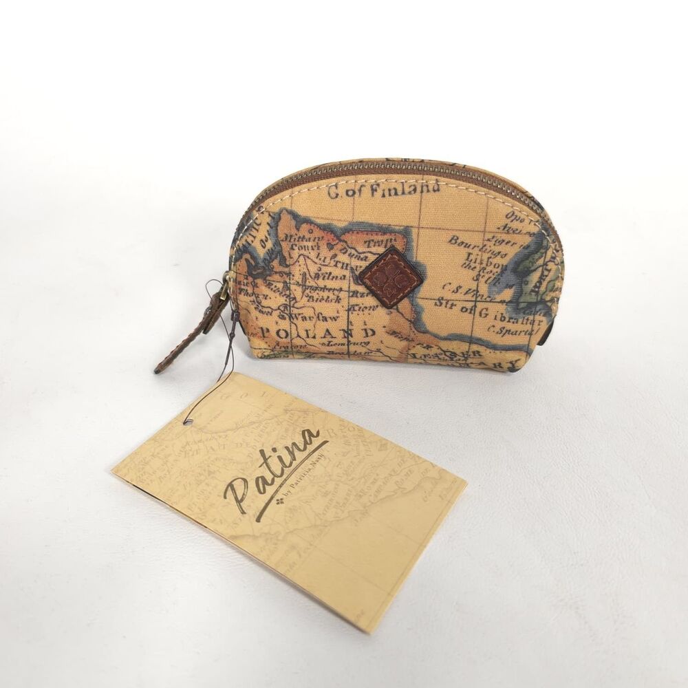PATRICIA NASH New Euro Map Rosalie Coin Since 2010 Purse Zip Mini Pouch NL501999